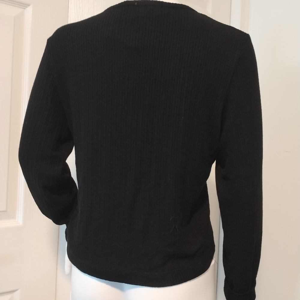 LNA Ribbed Knit Cardigan/Top - Picture 4 of 10